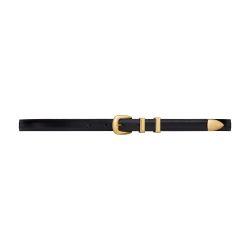 Western 14 belt with elegant strap in smooth calfskin by CELINE