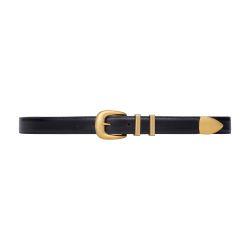 Western 25mm belt ceinturon style in smooth calfskin by CELINE