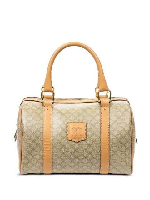 mini monogram-print tote bag by CELINE 