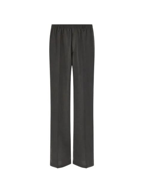 Alfonso BL elastic-waistband pleated trousers by CELLAR DOOR