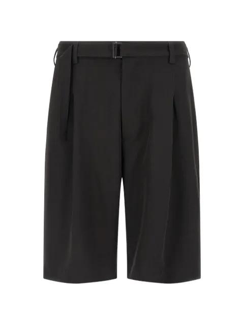belt fabric bermuda shorts by CELLAR DOOR