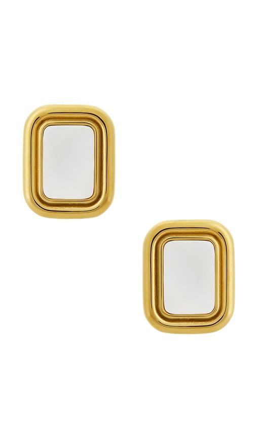 Cendre Leea Earrings in Metallic Gold by CENDRE
