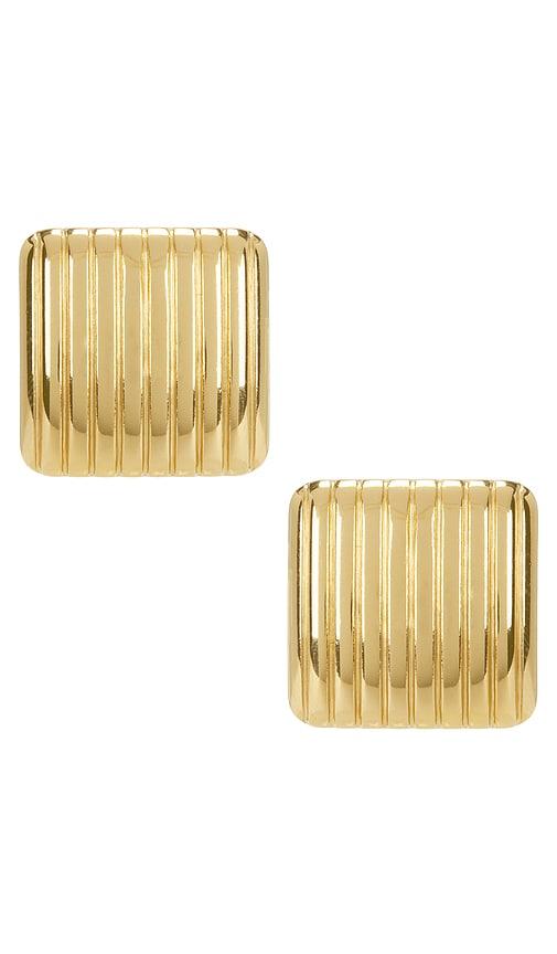 Cendre Mara Earrings in Metallic Gold by CENDRE