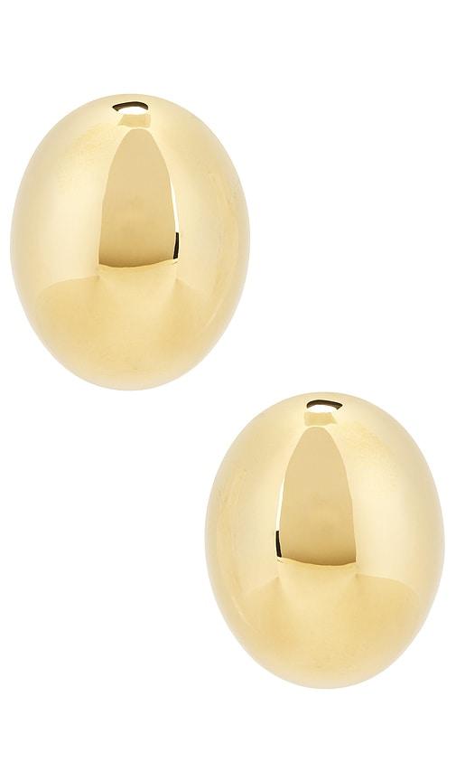 Cendre Mavis Earrings in Metallic Gold by CENDRE