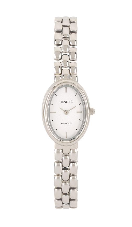 Cendre Phoebe Watch in Metallic Silver by CENDRE