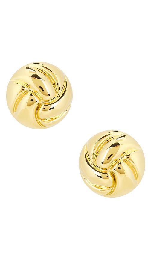 Cendre Valerie Earrings in Metallic Gold by CENDRE