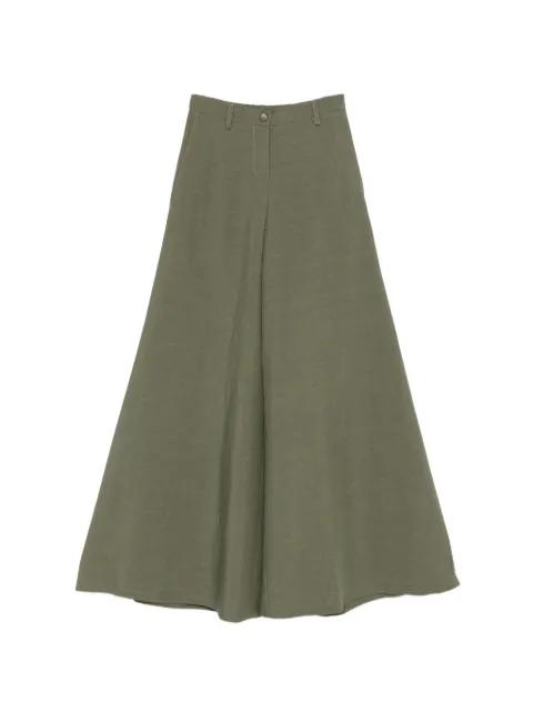belt-loop palazzo pants by CENERE GB
