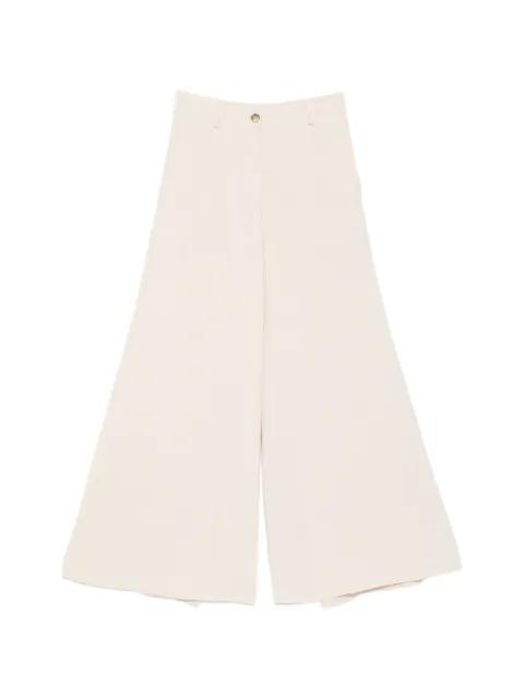 belt-loop pocket palazzo pants by CENERE GB