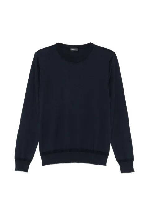 crew-neck long-sleeve sweater by CENERE GB