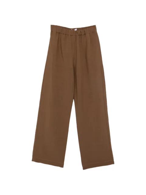 elasticated-waistband trousers by CENERE GB