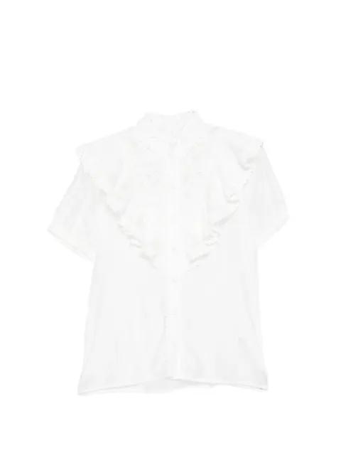 floral-lace blouse by CENERE GB