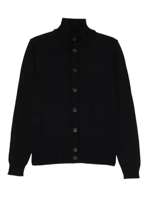 high-neck cardigan by CENERE GB