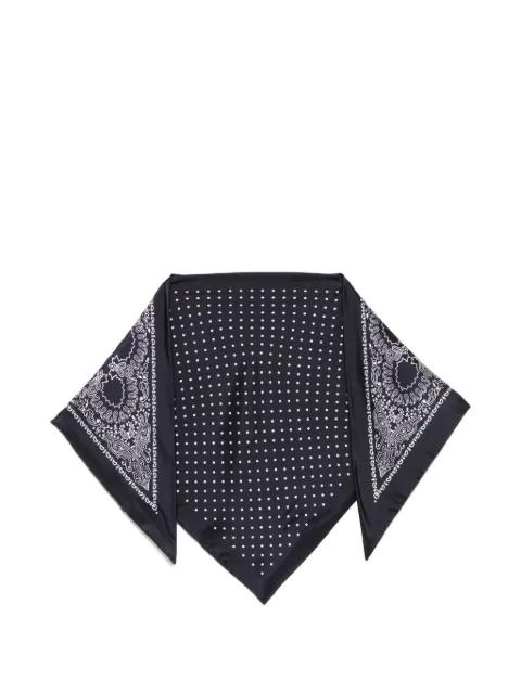 paisley-print bandana by CENERE GB