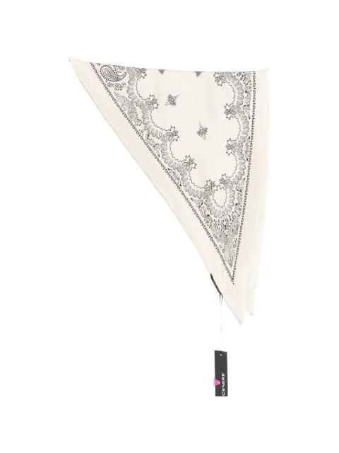 paisley-print silk scarf by CENERE GB