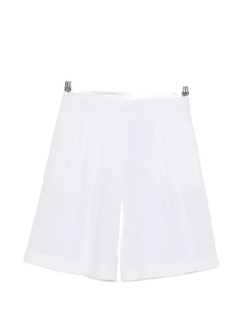 pleated turn-up shorts by CENERE GB