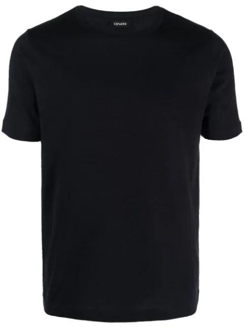 short-sleeve cotton T-shirt by CENERE GB