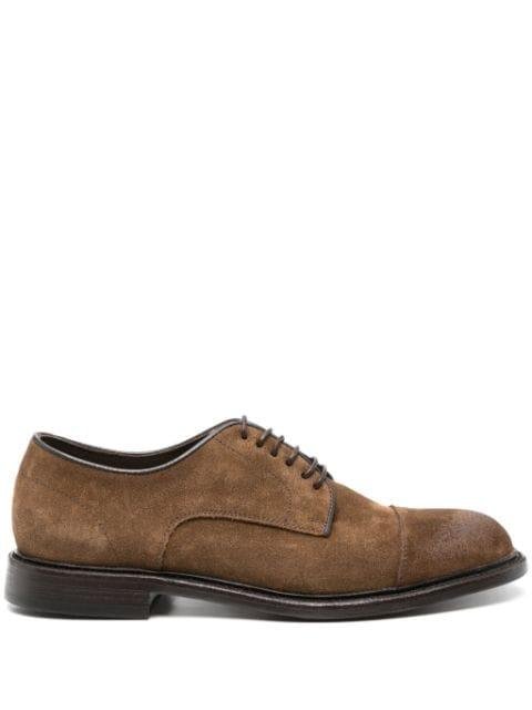suede oxford shoes by CENERE GB
