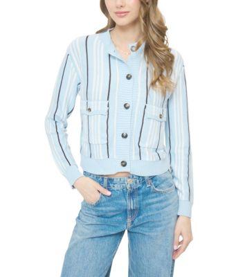 Women's Alba Vertical Stripe Sweater by CENTRAL PARK WEST