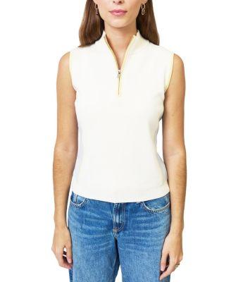 Women's Birdie Sleeveless 3/4 Zip Sweater by CENTRAL PARK WEST