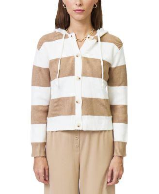 Women's Chloe Hooded Rugby Cardigan by CENTRAL PARK WEST