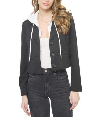 Women's Cropped Fitted Dickey Jacket by CENTRAL PARK WEST