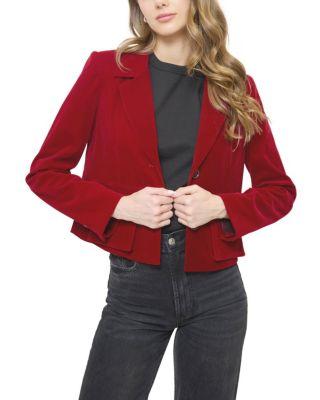 Women's Ember Velvet Boxy Blazer by CENTRAL PARK WEST