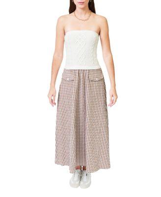 Women's Laurel Cable Gingham Twofor Dress by CENTRAL PARK WEST