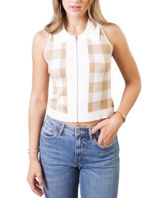 Women's Laurel Zip Up Polo by CENTRAL PARK WEST