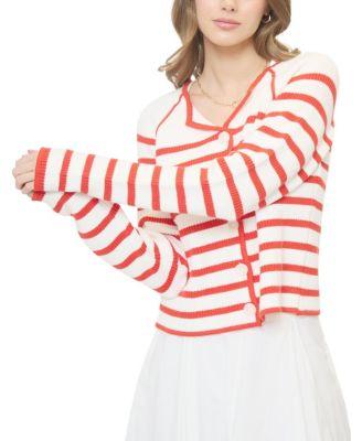 Women's Maisie Collarless Sweater Jacket by CENTRAL PARK WEST