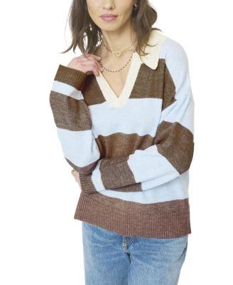 Women's Marley Striped Rugby Sweater by CENTRAL PARK WEST