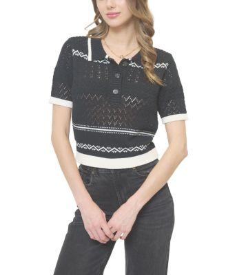 Women's North Nautical Polo by CENTRAL PARK WEST