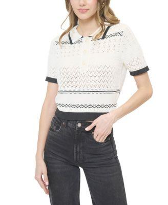 Women's North Nautical Polo by CENTRAL PARK WEST