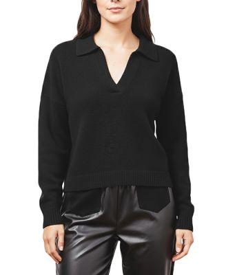 Women's Robbie V-Neck Polo by CENTRAL PARK WEST