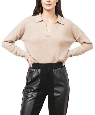 Women's Robbie V-Neck Polo by CENTRAL PARK WEST