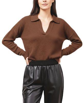 Women's Robbie V-Neck Polo by CENTRAL PARK WEST