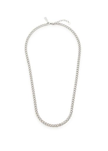 Polished Curb Chain necklace by CERNUCCI