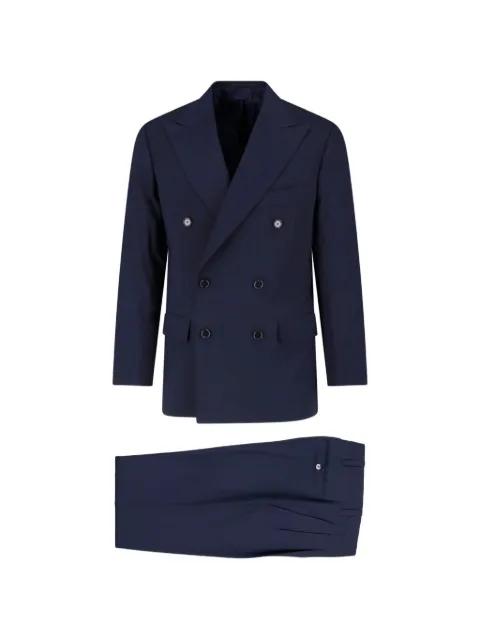 double-breasted suit by CESARE ATTOLINI