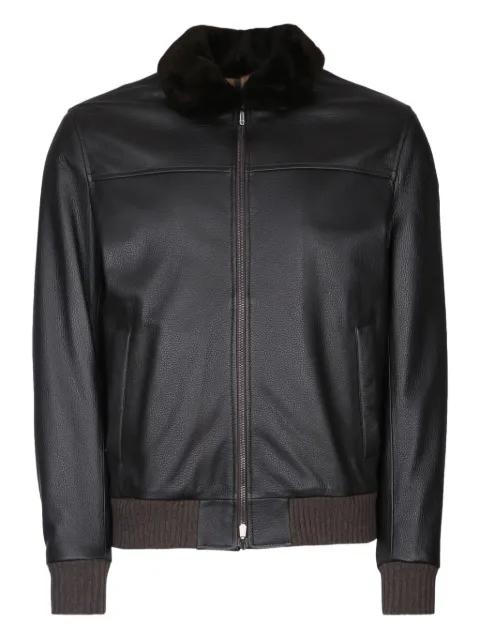 zip-fastening jacket by CESARE ATTOLINI