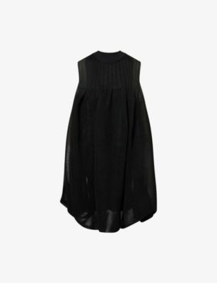 Bust Flare Sleeveless Nylon-Blend Mini Dress by CFCL