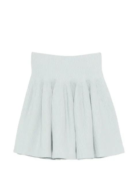 Hypha glitter pleated mini skirt by CFCL