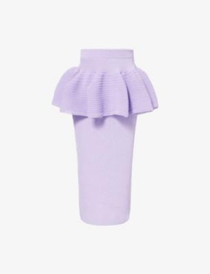 Pot Layered Knitted Midi Skirt by CFCL