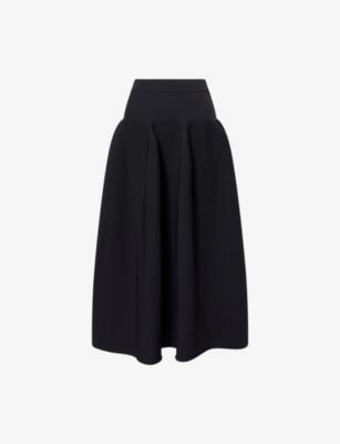 Pottery Flared Knitted Midi Skirt by CFCL