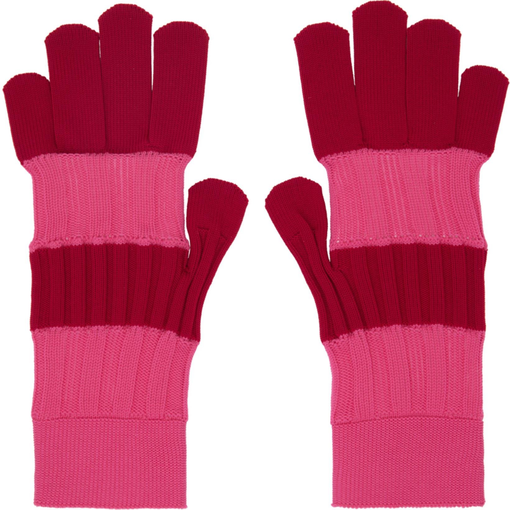 Red Fluted Gloves by CFCL