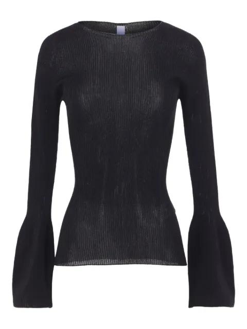 bell-sleeve ribbed top by CFCL