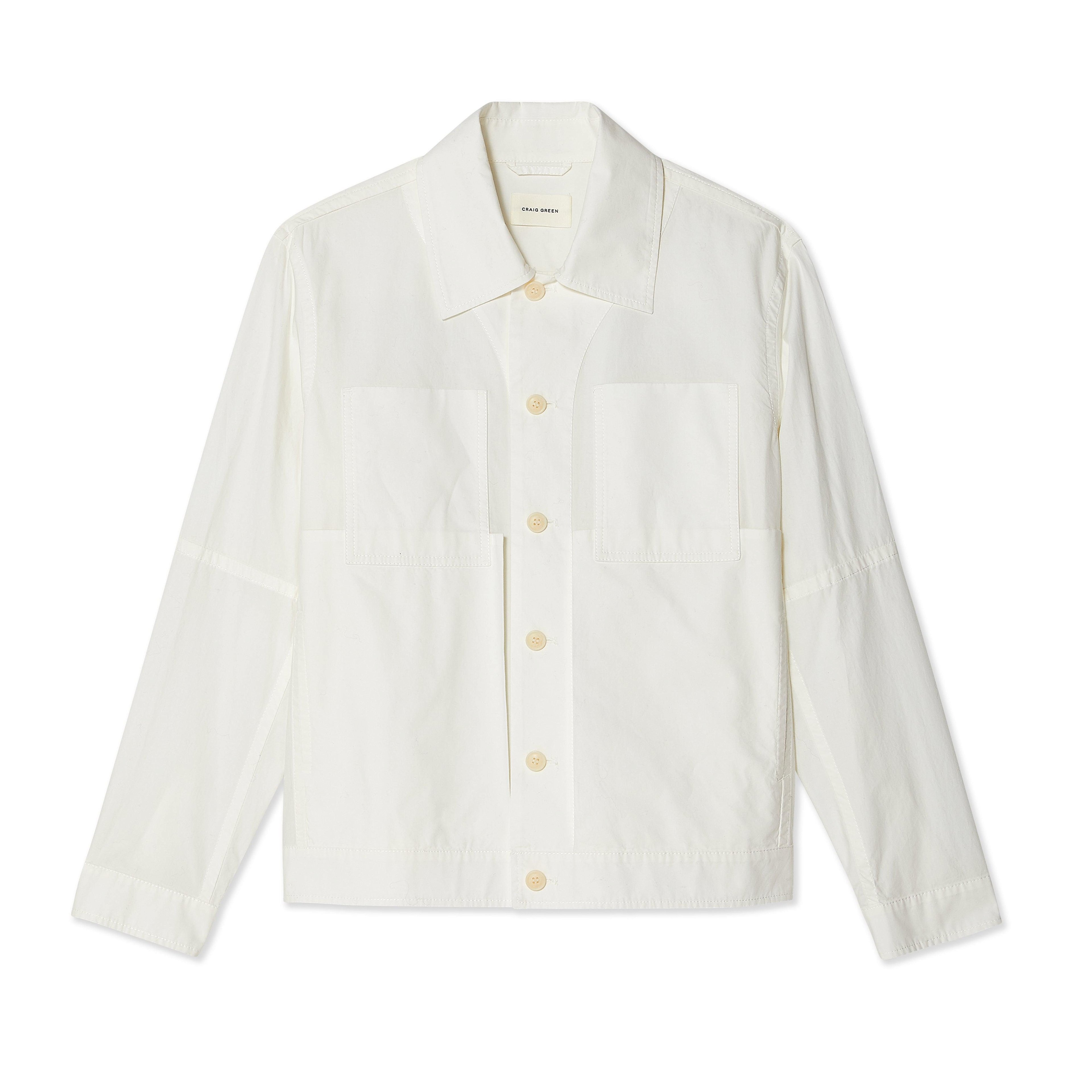 Craig Green Men's Worker Jacket (White) by CGREEN