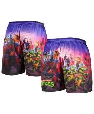 Men's Purple Teenage Mutant Ninja Turtles 1990 NYC Retro Shorts by CHALK LINE