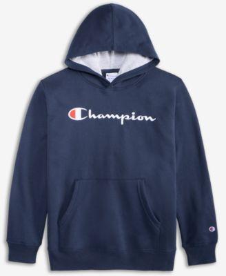 Big Boys Signature Pullover Hoodie by CHAMPION