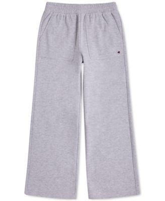 Big Girls Wide-Leg Fleece Sweatpants by CHAMPION