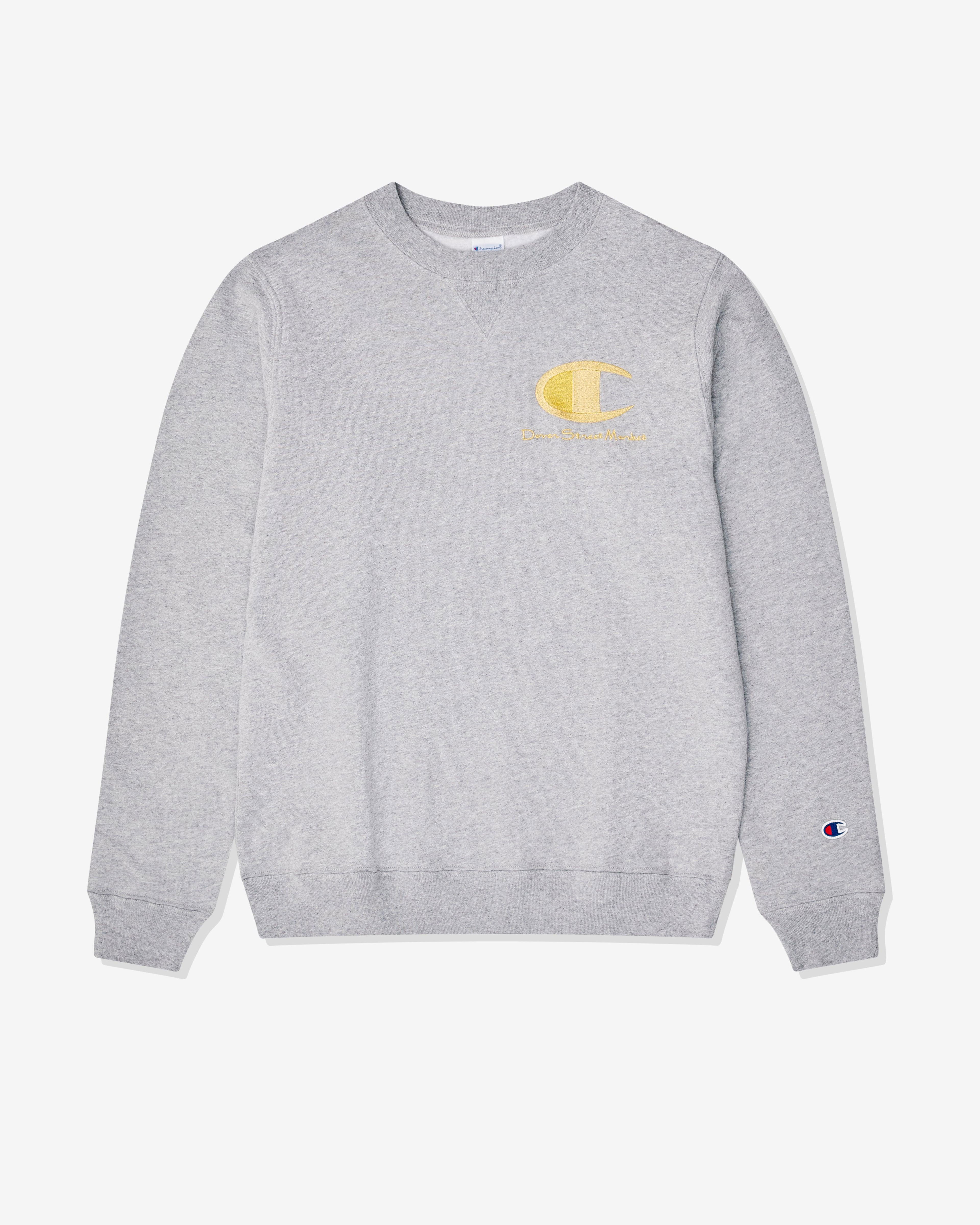 Champion - DSM Crew Neck Sweatshirt - (Oxford Gray) by CHAMPION