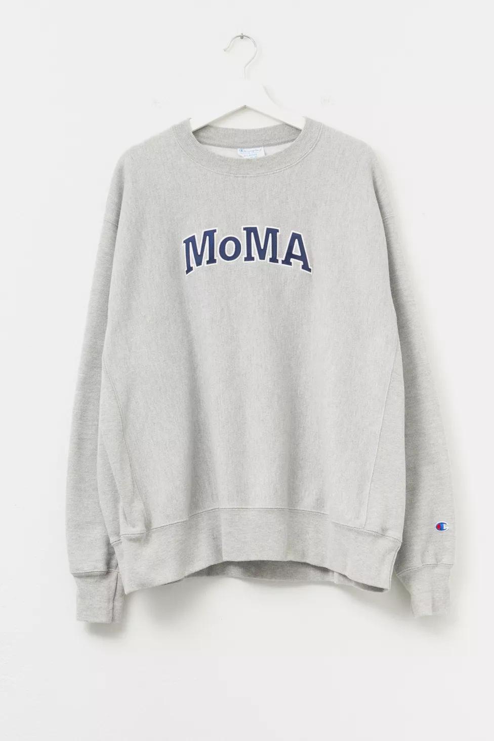 Vintage Y2K MOMA Champion Embroidered Reverse Weave Sweatshirt by CHAMPION